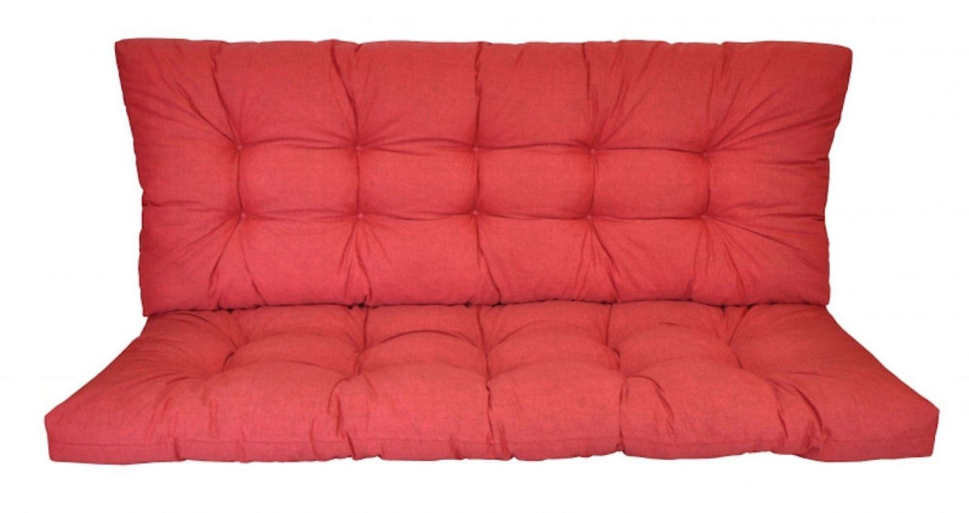 Rattani Sitzkissen Polster Kissen für Hollywoodschaukel 5 Größen rot von Rattani