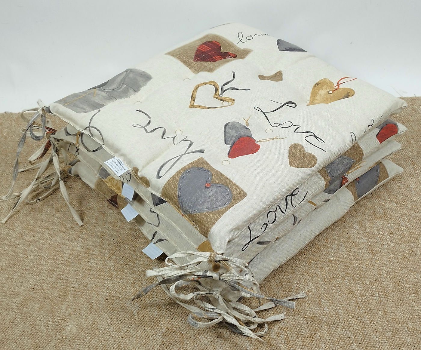 Rattani Sitzkissen Set 4 x Stuhlkissen / Sitzkissen Fabia 40 x 40 cm Dicke 5 cm Rattani Sitzkissen Set 4 x Stuhlkissen / Sitzkissen Fabia 40 x 40 cm Dicke 5 cm von Rattani