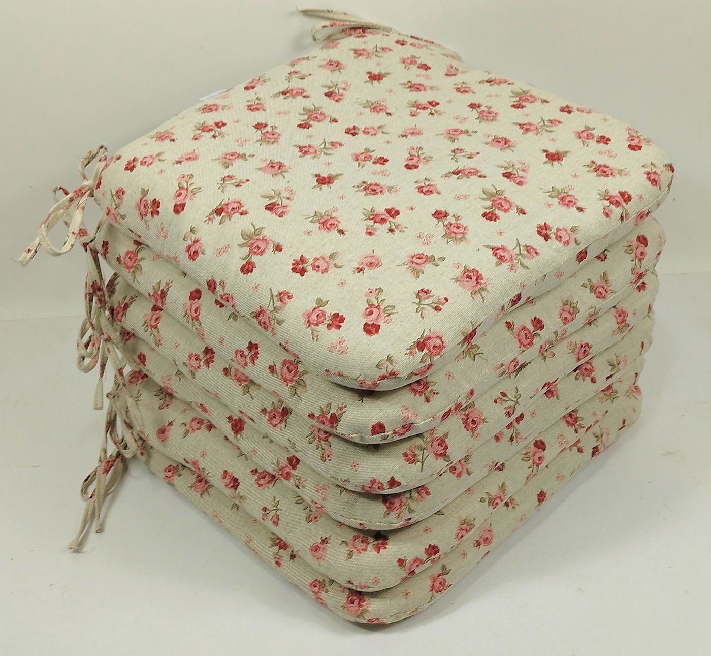 Rattani Sitzkissen Sitzkissen Stuhlkissen Billy 40 x 40 cm Rose, Set 6 Rattani Sitzkissen Sitzkissen Stuhlkissen Billy 40 x 40 cm Rose, Set 6 von Rattani