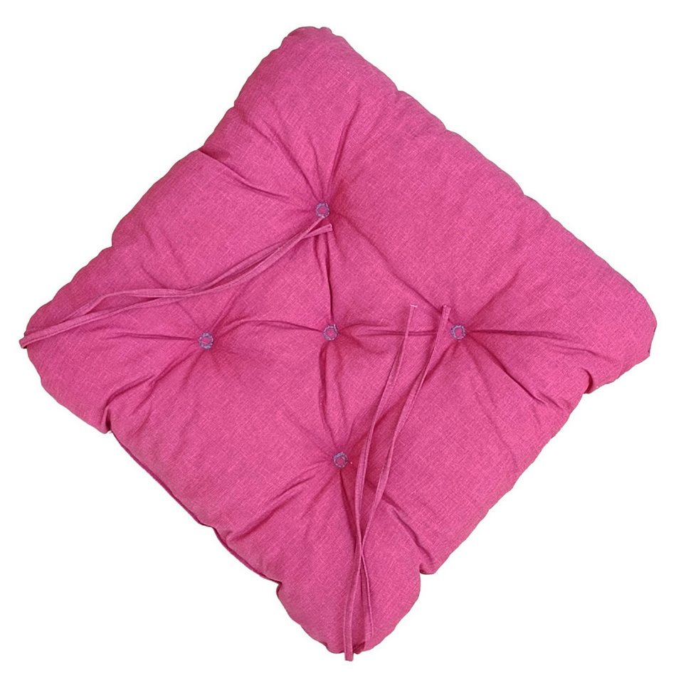 Rattani Sitzkissen Stuhlkissen Sitzkissen Klara 40 x 40 x 8 cm Stoff Uni LIving, Stuhlkissen in 14 verschiedenen fröhlichen Farben . Rattani Sitzkissen Stuhlkissen Sitzkissen Klara 40 x 40 x 8 cm Stoff Uni LIving, Stuhlkissen in 14 verschiedenen fröhlichen Farben . von Rattani