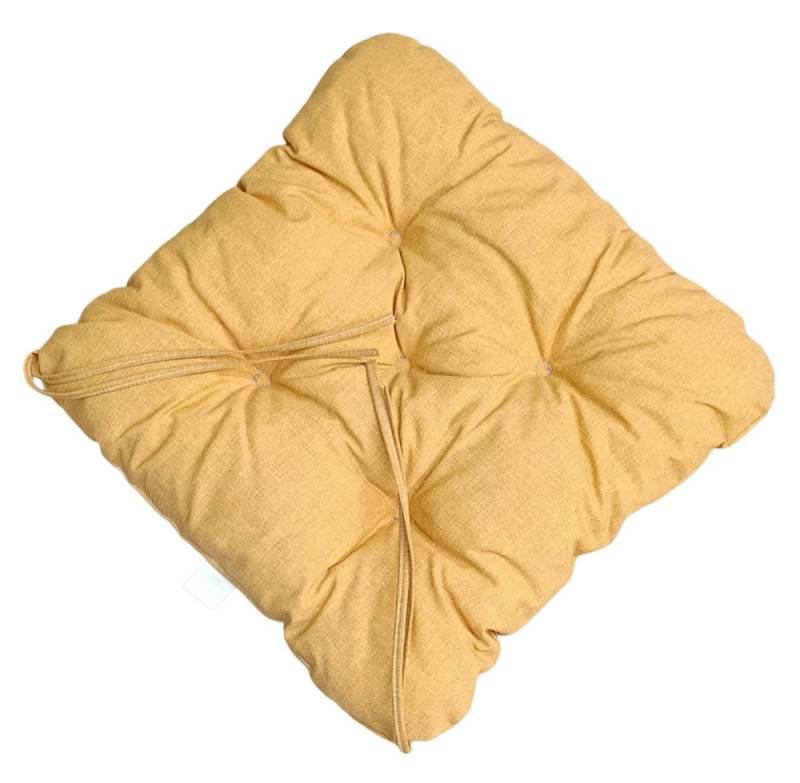 Rattani Sitzkissen Stuhlkissen Sitzkissen Klara 40 x 40 x 8 cm Stoff Uni LIving, Stuhlkissen in 14 verschiedenen fröhlichen Farben . von Rattani