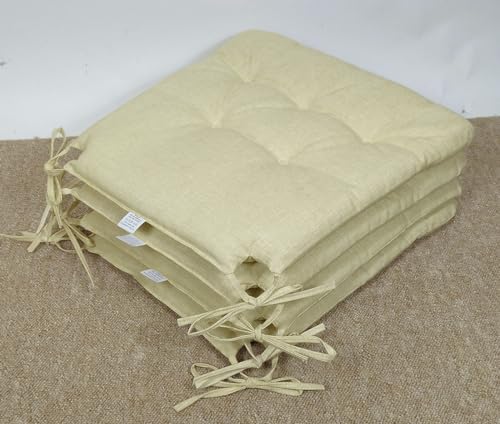 Rattani Stuhlkissen Sitzkissen Marina trapez Fb. beige Set 4 Rattani Stuhlkissen Sitzkissen Marina trapez Fb. beige Set 4 von Rattani