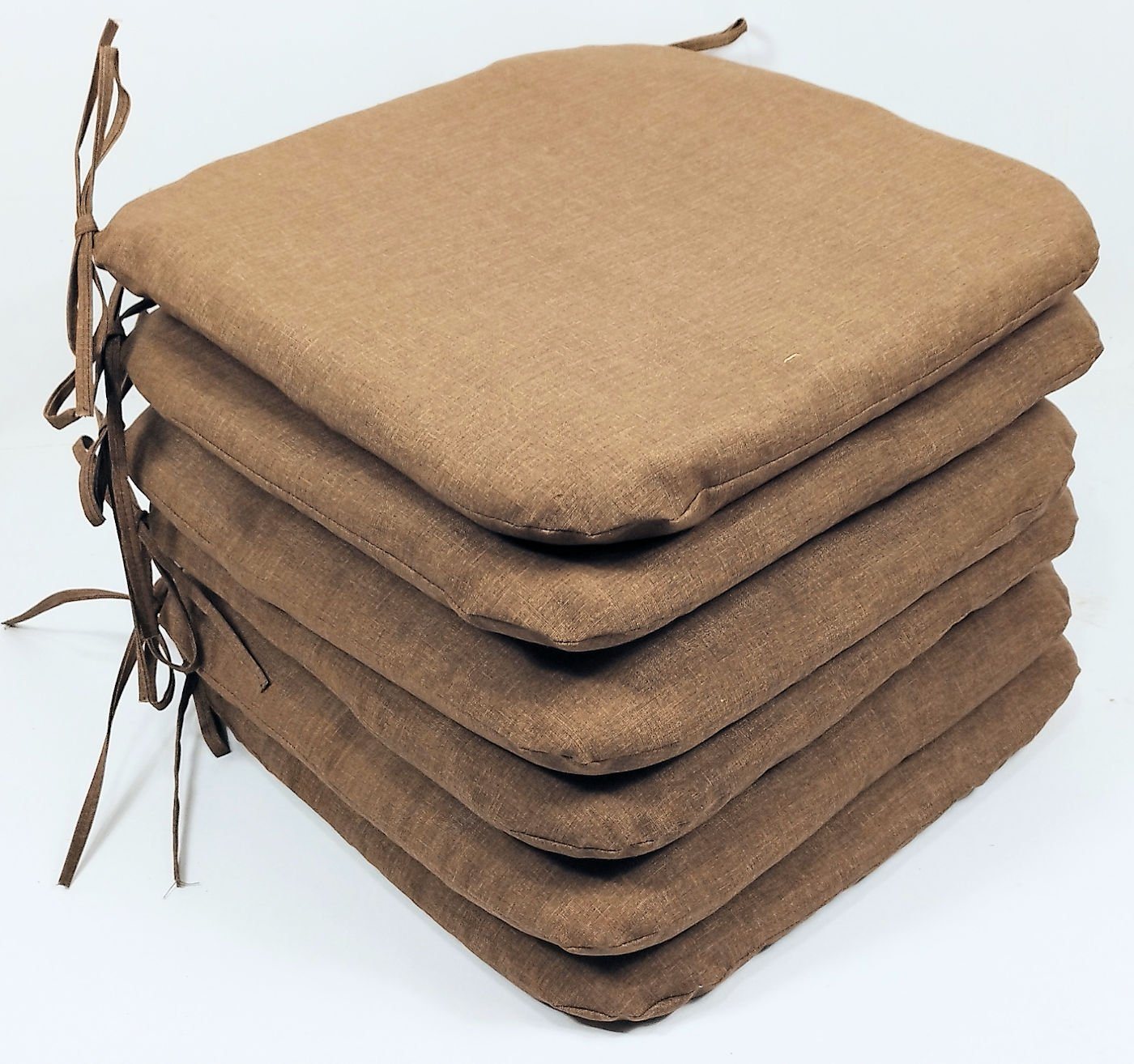 Rattani Stuhlkissen Sitzkissen Stuhlkissen Billy 40 x 40 cm dunkelbraun, Set 6 Rattani Stuhlkissen Sitzkissen Stuhlkissen Billy 40 x 40 cm dunkelbraun, Set 6 von Rattani