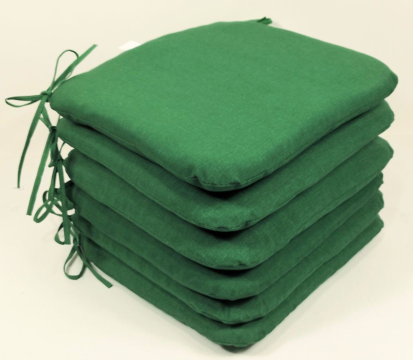 Rattani Stuhlkissen Sitzkissen Stuhlkissen Billy 40 x 40 cm dunkelgrün, Set 6 Rattani Stuhlkissen Sitzkissen Stuhlkissen Billy 40 x 40 cm dunkelgrün, Set 6 von Rattani