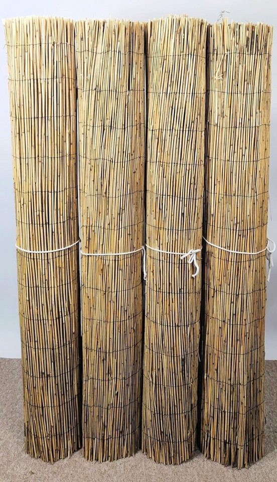 Rattani Weidenzaun 20 Meter (4x5) Schilfrohrzaun, Sichtschutzmatte, Schilfrohrmatte H 130 von Rattani