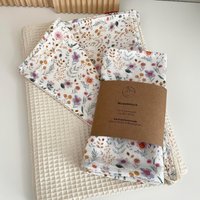 Babydecke | Musselin Mit Waffelpique 100 X 70 cm Auch Als Geschenk-Set von RatzFratzHandmade