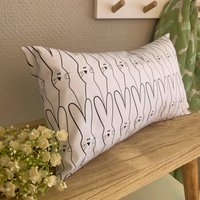 Kissen Für Kinder in 20 X 40 cm - Kuschelkissen Geschenk Ostern von RatzFratzHandmade