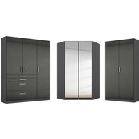 rauch Schrank-Set "Kleiderschrank Schrank Garderobe Garderobenschrank Eckschrank HOMBURG", viel Stauraum, oberer Schubkasten mit Einteilung MADE IN GERMANY rauch Schrank-Set "Kleiderschrank Schrank Garderobe Garderobenschrank Eckschrank HOMBURG", viel Stauraum, oberer Schubkasten mit Einteilung MADE IN GERMANY von Rauch
