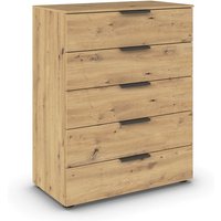 Flipp Kommode mit 5 Schubkästen, Eiche Artisan von Rauch Möbel