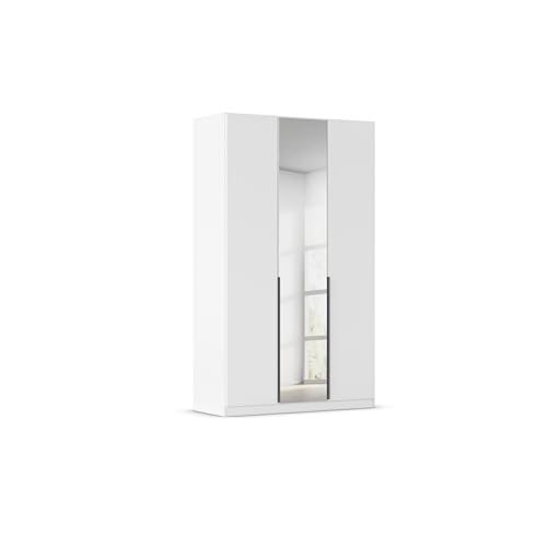 Rauch Möbel Alabama, Kleiderschrank, Garderobenschrank, 3-türig, Spiegel, Zubehör Classic, 2 Kleiderstangen, 5 Einlegeböden, Farbe Weiß, Griff Grau metallic, 136x210x54cm Rauch Möbel Alabama, Kleiderschrank, Garderobenschrank, 3-türig, Spiegel, Zubehör Classic, 2 Kleiderstangen, 5 Einlegeböden, Farbe Weiß, Griff Grau metallic, 136x210x54cm von Rauch Möbel