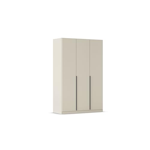 Rauch Möbel Alabama, Kleiderschrank, Garderobenschrank, 3-türig, Zubehör Classic, 2 Kleiderstangen, 7 Einlegeböden, Farbe Beige, Griff Grau metallic, 136x229x54cm Rauch Möbel Alabama, Kleiderschrank, Garderobenschrank, 3-türig, Zubehör Classic, 2 Kleiderstangen, 7 Einlegeböden, Farbe Beige, Griff Grau metallic, 136x229x54cm von Rauch Möbel