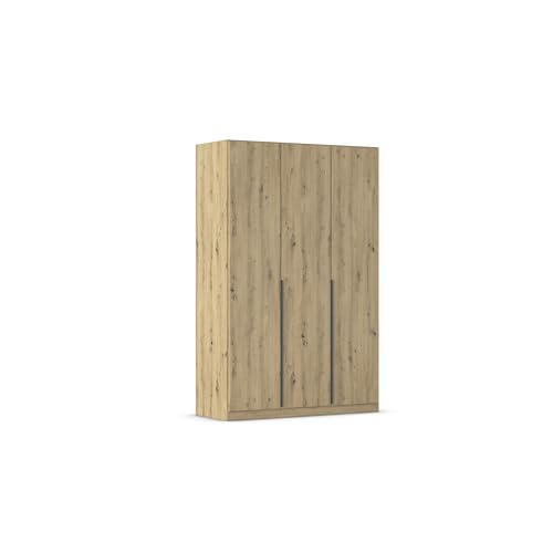Rauch Möbel Alabama, Kleiderschrank, Garderobenschrank, 3-türig, Zubehör Classic, 2 Kleiderstangen, 7 Einlegeböden, Farbe Eiche Artisan, Holz, Griff Grau metallic, 136x229x54cm Rauch Möbel Alabama, Kleiderschrank, Garderobenschrank, 3-türig, Zubehör Classic, 2 Kleiderstangen, 7 Einlegeböden, Farbe Eiche Artisan, Holz, Griff Grau metallic, 136x229x54cm von Rauch Möbel