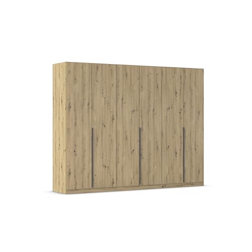 Rauch Möbel Alabama, Kleiderschrank, Garderobenschrank, 6-türig, Zubehör Classic, 3 Kleiderstangen, 6 Einlegeböden, Farbe Eiche Artisan, Holz, Griff Grau metallic, 271x210x54cm Rauch Möbel Alabama, Kleiderschrank, Garderobenschrank, 6-türig, Zubehör Classic, 3 Kleiderstangen, 6 Einlegeböden, Farbe Eiche Artisan, Holz, Griff Grau metallic, 271x210x54cm von Rauch Möbel