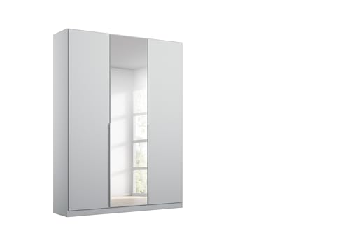 Rauch Möbel Alabama Drehtürenschrank Schrank Kleiderschrank Seidengrau mit Spiegel, 3-türig, Inklusive Zubehörpaket Premium, 2 Kleiderstangen, 7 Einlegeböden, 2 Schubkästen, BxHxT 136x229x54 cm Rauch Möbel Alabama Drehtürenschrank Schrank Kleiderschrank Seidengrau mit Spiegel, 3-türig, Inklusive Zubehörpaket Premium, 2 Kleiderstangen, 7 Einlegeböden, 2 Schubkästen, BxHxT 136x229x54 cm von Rauch Möbel
