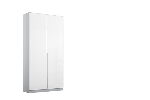 Rauch Möbel Alabama Drehtürenschrank Schrank Kleiderschrank Weiss Hochglanz, Seidengrau, 2-türig, Inklusive Zubehörpaket Basic, 1 Kleiderstange, 2 Einlegeböden, BxHxT 91x229x54 cm Rauch Möbel Alabama Drehtürenschrank Schrank Kleiderschrank Weiss Hochglanz, Seidengrau, 2-türig, Inklusive Zubehörpaket Basic, 1 Kleiderstange, 2 Einlegeböden, BxHxT 91x229x54 cm von Rauch Möbel