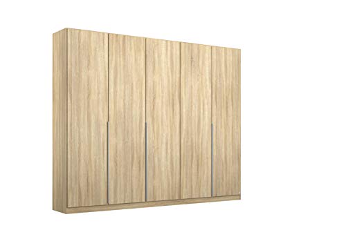 Rauch Möbel Alabama Schrank Kleiderschrank Drehtürenschrank Eiche Sonoma 5-türig inklusive Zubehörpaket Classic 3 Kleiderstangen, 9 Einlegeböden BxHxT 226x229x54 cm von Rauch Möbel