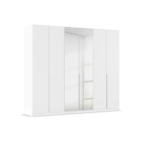 Rauch Möbel Alabama Schrank Kleiderschrank Drehtürenschrank Weiß mit Spiegel 6-türig inklusive Zubehörpaket Premium 3 Kleiderstangen, 9 Einlegeböden, 1 Schubkasteneinsatz BxHxT 271x229x54 cm Rauch Möbel Alabama Schrank Kleiderschrank Drehtürenschrank Weiß mit Spiegel 6-türig inklusive Zubehörpaket Premium 3 Kleiderstangen, 9 Einlegeböden, 1 Schubkasteneinsatz BxHxT 271x229x54 cm von Rauch Möbel