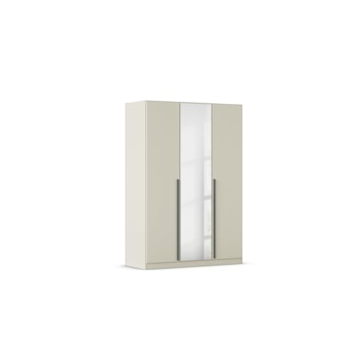 Rauch Möbel Alba, Kleiderschrank, Garderobenschrank 3-türig, mit Spiegel, mit 2 Kleiderstangen, 2 Einlegeböden und Schubladeneinsatz, Farbe Champagner, Beige, mit Griffstange, 136x197x54cm Rauch Möbel Alba, Kleiderschrank, Garderobenschrank 3-türig, mit Spiegel, mit 2 Kleiderstangen, 2 Einlegeböden und Schubladeneinsatz, Farbe Champagner, Beige, mit Griffstange, 136x197x54cm von Rauch Möbel
