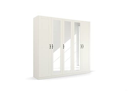 Rauch Möbel Cottage by Quadra Spin Schrank Drehtürenschrank, Landhausstil, Weiß, 5-trg. mit Spiegel, inkl. 3 Kleiderstangen, 5 Einlegeböden, BxHxT 226x210x54 cm Rauch Möbel Cottage by Quadra Spin Schrank Drehtürenschrank, Landhausstil, Weiß, 5-trg. mit Spiegel, inkl. 3 Kleiderstangen, 5 Einlegeböden, BxHxT 226x210x54 cm von Rauch Möbel