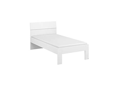 Rauch Möbel Flexx Bett Futonbett in Weiß Liegefläche 90 x 200 cm Gesamtmaße Bett BxHxT 95 x 90 x 209 cm von Rauch Möbel