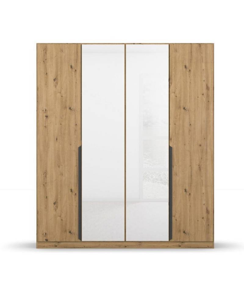 Rauch Möbel Kleiderschrank Drehtürenschrank Artemis, mit Glastüren, Eiche Artisan / weiß Drehtürenschrank, Schrank, Kleiderschrank, Breite 185 cm Rauch Möbel Kleiderschrank Drehtürenschrank Artemis, mit Glastüren, Eiche Artisan / weiß Drehtürenschrank, Schrank, Kleiderschrank, Breite 185 cm von Rauch Möbel