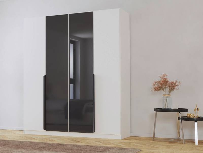 Rauch Möbel Kleiderschrank Drehtürenschrank Artemis, mit Glastüren, alpinweiß / basalt grau Drehtürenschrank, Schrank, Kleiderschrank, Breite 185 cm Rauch Möbel Kleiderschrank Drehtürenschrank Artemis, mit Glastüren, alpinweiß / basalt grau Drehtürenschrank, Schrank, Kleiderschrank, Breite 185 cm von Rauch Möbel