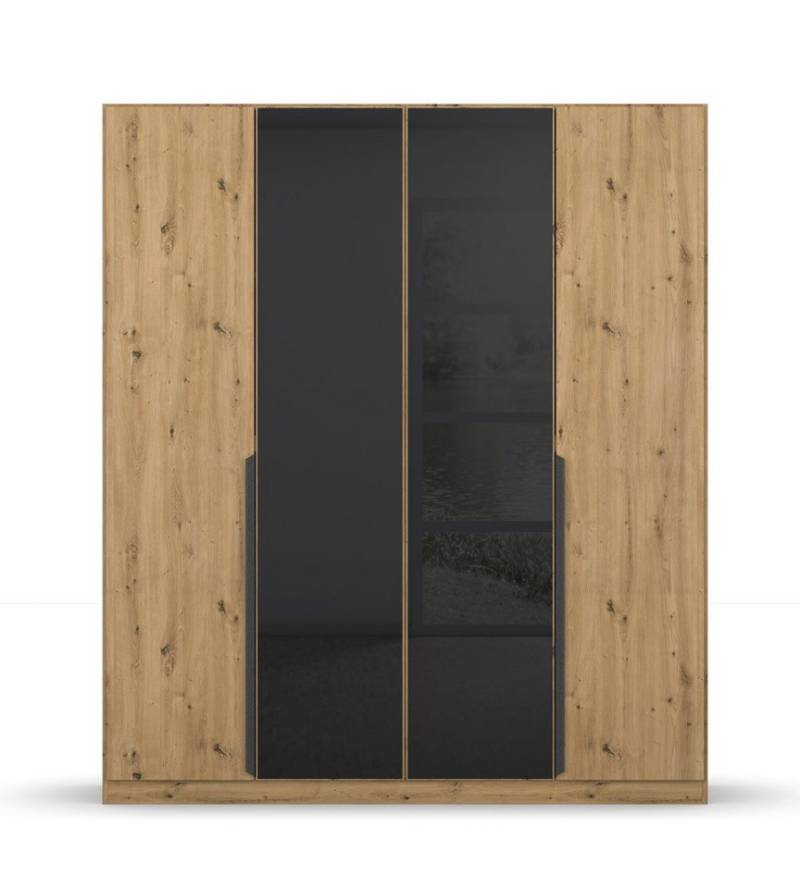 Rauch Möbel Kleiderschrank Drehtürenschrank Artemis mit Glastüren, Eiche Artisan / basalt grau Drehtürenschrank, Schrank, Kleiderschrank, Breite 185 cm Rauch Möbel Kleiderschrank Drehtürenschrank Artemis mit Glastüren, Eiche Artisan / basalt grau Drehtürenschrank, Schrank, Kleiderschrank, Breite 185 cm von Rauch Möbel