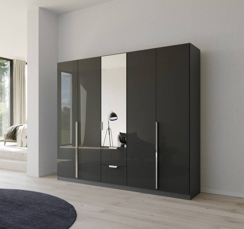 Rauch Möbel Kleiderschrank Kleiderschrank Drehtürenschrank Glamour, mit Spiegeltüren & Schubkäst von Rauch Möbel