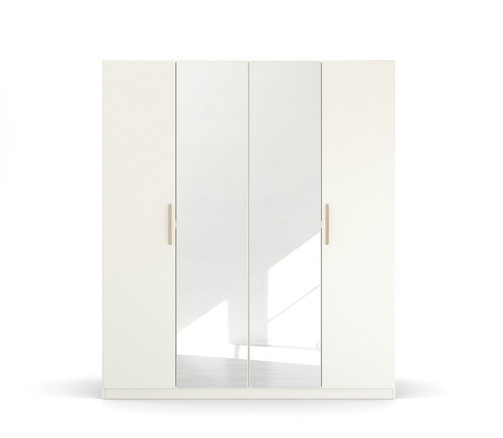 Rauch Möbel Kleiderschrank Kleiderschrank Drehtürenschrank Quadra-Spin, mit Spiegeltüren, alpin Rauch Möbel Kleiderschrank Kleiderschrank Drehtürenschrank Quadra-Spin, mit Spiegeltüren, alpin von Rauch Möbel