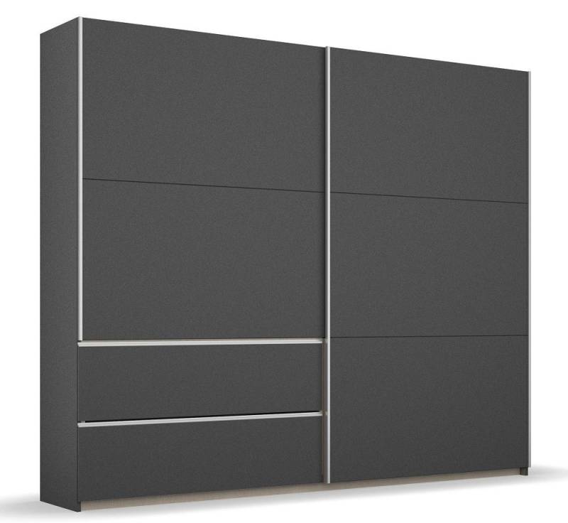 Rauch Möbel Kleiderschrank Kleiderschrank Schwebetürenschrank Sevilla, 2-türig, grau metallic von Rauch Möbel