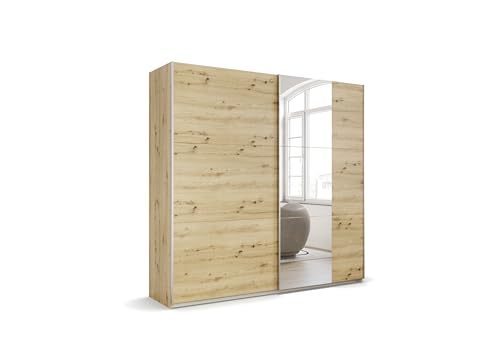 Rauch Möbel Kronach Schwebetürenschrank Schrank Kleiderschrank Eiche Artisan mit Spiegel, 2-türig, Inklusive 2 Kleiderstangen, 2 Einlegeböden, BxHxT 218x210x60 cm Rauch Möbel Kronach Schwebetürenschrank Schrank Kleiderschrank Eiche Artisan mit Spiegel, 2-türig, Inklusive 2 Kleiderstangen, 2 Einlegeböden, BxHxT 218x210x60 cm von Rauch Möbel