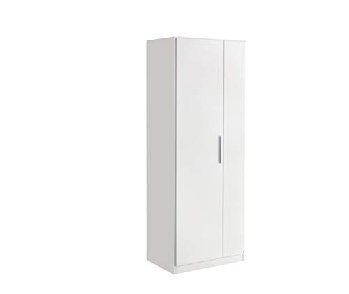 Rauch Möbel Minosa Schrank Garderobenschrank Drehtürenschrank 2-türig, Weiß, inkl. Zubehörpaket Basic 2 Einlegeböden 1 ausziehbarer Kleiderbügelhalter, BxHxT 69x197x41 cm Rauch Möbel Minosa Schrank Garderobenschrank Drehtürenschrank 2-türig, Weiß, inkl. Zubehörpaket Basic 2 Einlegeböden 1 ausziehbarer Kleiderbügelhalter, BxHxT 69x197x41 cm von Rauch Möbel
