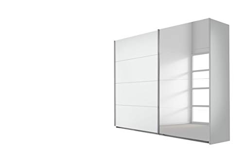 Rauch Schwebetürenschrank mit Spiegel Weiß Alpin 2-türig, BxHxT 270x210x62 cm von Rauch Möbel