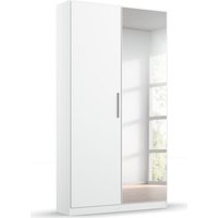 rauch Minosa Schuhschrank 2-türig, mit Spiegel, Farbe Weiß Breite 91 cm von Rauch Möbel