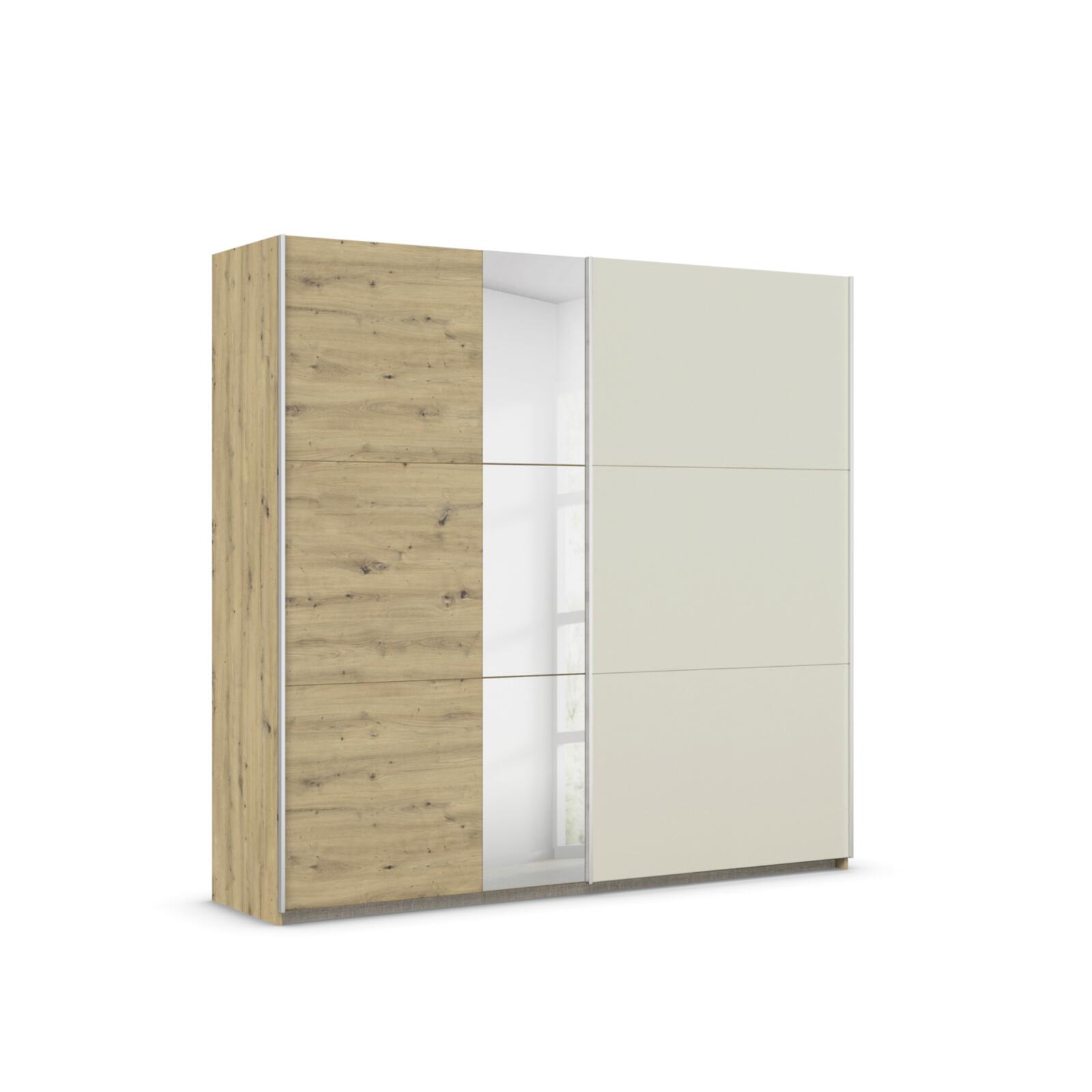 Rauch Möbelwerke Schwebetürenschrank MONZA ca. B218 H210 T59 cm in Front Dekor-Druck Eiche von Rauch Möbelwerke