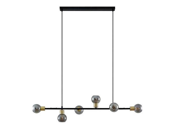 B-Ware Lindby Biscala Led Pendellampe Hängelampe Deckenlampe E14 Schwarz Messing Rauch B-Ware von Rauch