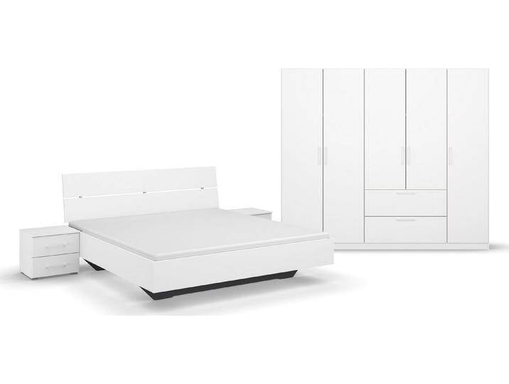 INOSIGN BY RAUCH Schlafzimmer-Set Komplettschlafzimmer Schlafzimmer Challenger (Set 4-teilig), Schrank 2 Breiten, Bett 3 Breiten, 2 Nachttische MADE IN GERMANY, weiß von Rauch