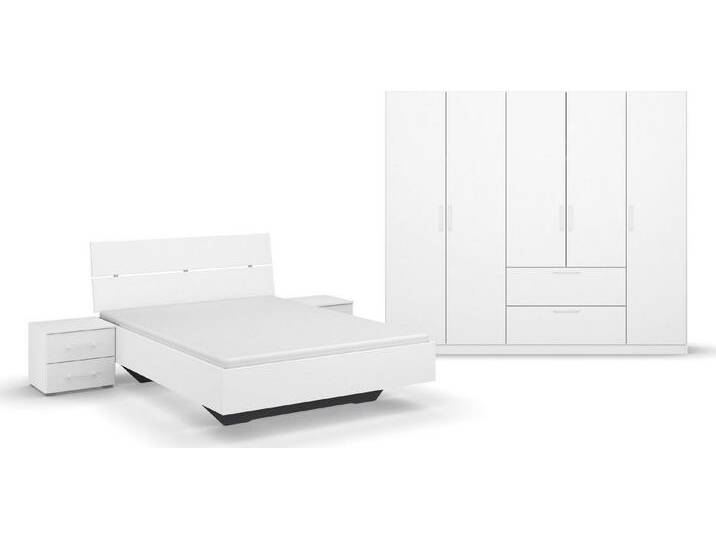 INOSIGN BY RAUCH Schlafzimmer-Set Komplettschlafzimmer Schlafzimmer Challenger (Set 4-teilig), Schrank 2 Breiten, Bett 3 Breiten, 2 Nachttische MADE IN GERMANY, weiß von Rauch