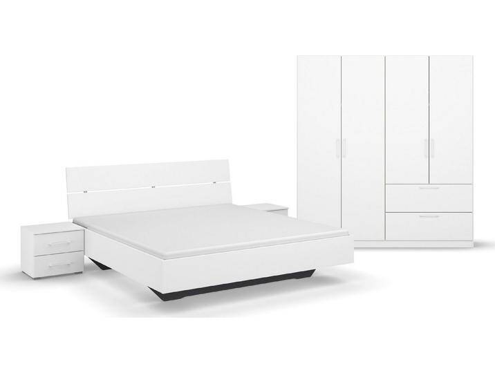 INOSIGN BY RAUCH Schlafzimmer-Set Komplettschlafzimmer Schlafzimmer Challenger (Set 4-teilig), Schrank 2 Breiten, Bett 3 Breiten, 2 Nachttische MADE IN GERMANY, weiß von Rauch