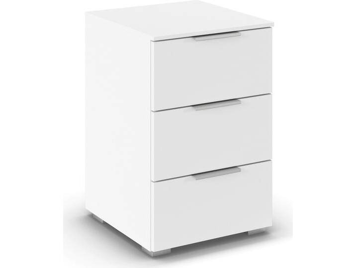 Nachtkommode RAUCH Astana , alpinweiß, B:40cm H:61cm T:42cm, Holzwerkstoff, Sideboards, mit 3 geräumigen Schubladen, Kantengriff in Alufarben MADE IN GERMANY Nachtkommode RAUCH Astana , alpinweiß, B:40cm H:61cm T:42cm, Holzwerkstoff, Sideboards, mit 3 geräumigen Schubladen, Kantengriff in Alufarben MADE IN GERMANY von Rauch