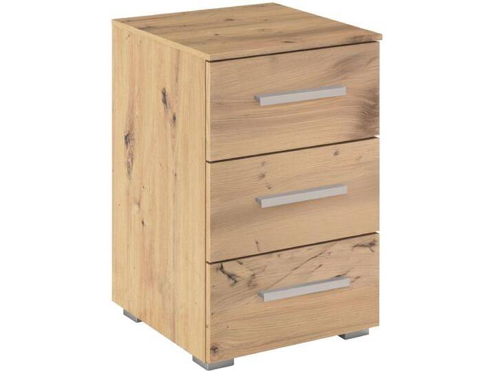 Nachtkommode RAUCH Nachttisch Nachtkonsole Nachtschrank KOLUNA mit Dekorfront , eiche artisan, B:40cm H:61cm T:42cm, Holzwerkstoff, Sideboards, mit 3 geräumigen Schubladen für viel Stauraum MADE IN GERMANY Nachtkommode RAUCH Nachttisch Nachtkonsole Nachtschrank KOLUNA mit Dekorfront , eiche artisan, B:40cm H:61cm T:42cm, Holzwerkstoff, Sideboards, mit 3 geräumigen Schubladen für viel Stauraum MADE IN GERMANY von Rauch