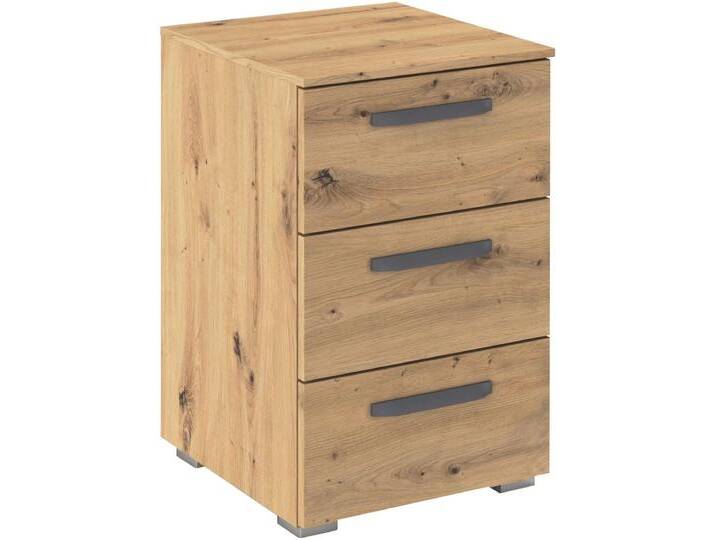 Nachtkommode RAUCH Nachttisch Nachtkonsole OTELI in Dekor- oder Hochglanzfront , eiche artisan, B:40cm H:61cm T:42cm, Holzwerkstoff, Sideboards, mit 3 geräumigen Schubladen für viel Stauraum MADE IN GERMANY Nachtkommode RAUCH Nachttisch Nachtkonsole OTELI in Dekor- oder Hochglanzfront , eiche artisan, B:40cm H:61cm T:42cm, Holzwerkstoff, Sideboards, mit 3 geräumigen Schubladen für viel Stauraum MADE IN GERMANY von Rauch