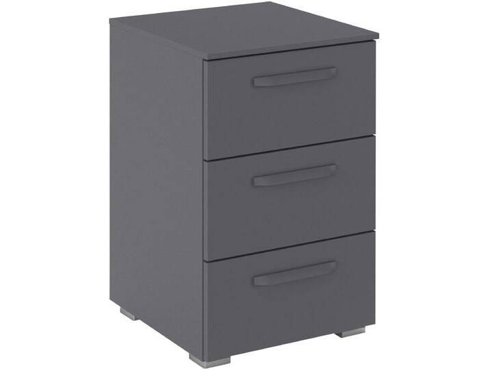 Nachtkommode RAUCH Nachttisch Nachtkonsole OTELI in Dekor- oder Hochglanzfront , graumetallic, B:40cm H:61cm T:42cm, Holzwerkstoff, Sideboards, mit 3 geräumigen Schubladen für viel Stauraum MADE IN GERMANY Nachtkommode RAUCH Nachttisch Nachtkonsole OTELI in Dekor- oder Hochglanzfront , graumetallic, B:40cm H:61cm T:42cm, Holzwerkstoff, Sideboards, mit 3 geräumigen Schubladen für viel Stauraum MADE IN GERMANY von Rauch