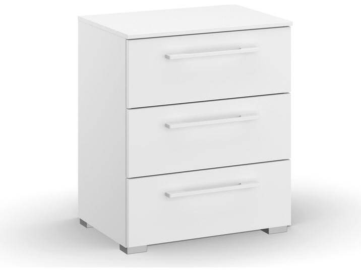 Nachtkommode RAUCH Skat Pure , weiß (alpinweiß), B:40cm H:61cm T:42cm, Holzwerkstoff, Sideboards, mit 3 Schubladen in puristischem Design von Rauch