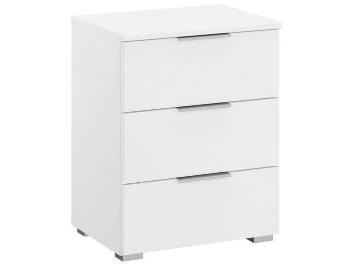 Rauch Möbel NACHTSCHRANK Rauch ALABAMA, Weiß, 3 Schubladen, 47x62x42 cm, Blauer Engel, Goldenes M, BQ - Bündnis für Qualität, Made in Germany, von Rauch