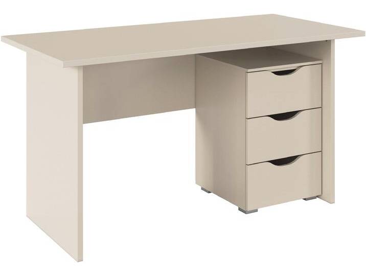 Schreibtisch RAUCH Stauraum Kinderschreibtisch Jugendschreibtisch Landhausstil MARLENE , beige (beige (champagner)), T:66cm, Tische, mit 3 geräumigen Schubladen und Soft-Close-Funktion MADE IN GERMANY von Rauch