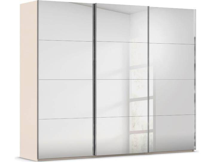 Schwebetürenschrank RAUCH Kleiderschrank Schrank Garderobe Schlafzimmerschrank SCALE-FYRA , beige (champagner), B:271cm H:223cm T:68cm, Holzwerkstoff, Schränke, edle viergeteilte Türen, Spiegelfront und viele Farben MADE IN GERMANY von Rauch