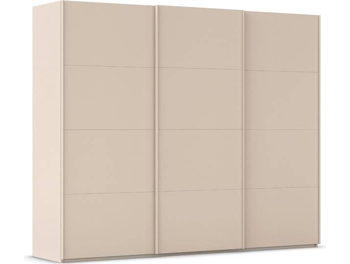 Schwebetürenschrank RAUCH Kleiderschrank Schrank Garderobe Schlafzimmerschrank SCALE-FYRA , beige (champagner, griffleisten champagner), B:271cm H:223cm T:68cm, Holzwerkstoff, Schränke, edle viergeteilte Türen viele Farben und Griff-Farben MADE IN GERMANY von Rauch