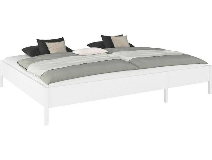 rauch Bett Familienbett XXL Familiengröße Ehebett Doppelbett Co-Sleeping MARE (flexible Umbaumöglichkeit in Einzelbetten), 240x200 cm und 270x200 cm - mit oder ohne Kopfteil MADE IN GERMANY von Rauch
