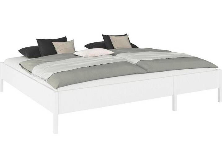 rauch Bett Familienbett XXL Familiengröße Ehebett Doppelbett Co-Sleeping MARE (flexible Umbaumöglichkeit in Einzelbetten), 240x200 cm und 270x200 cm - mit oder ohne Kopfteil MADE IN GERMANY von Rauch